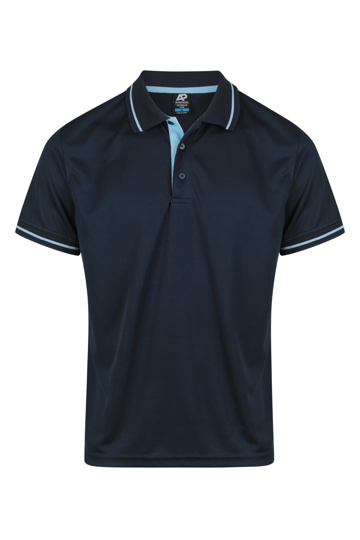 Aussie Pacific Cottesloe Men's Polo 1319 - Navy/Sky