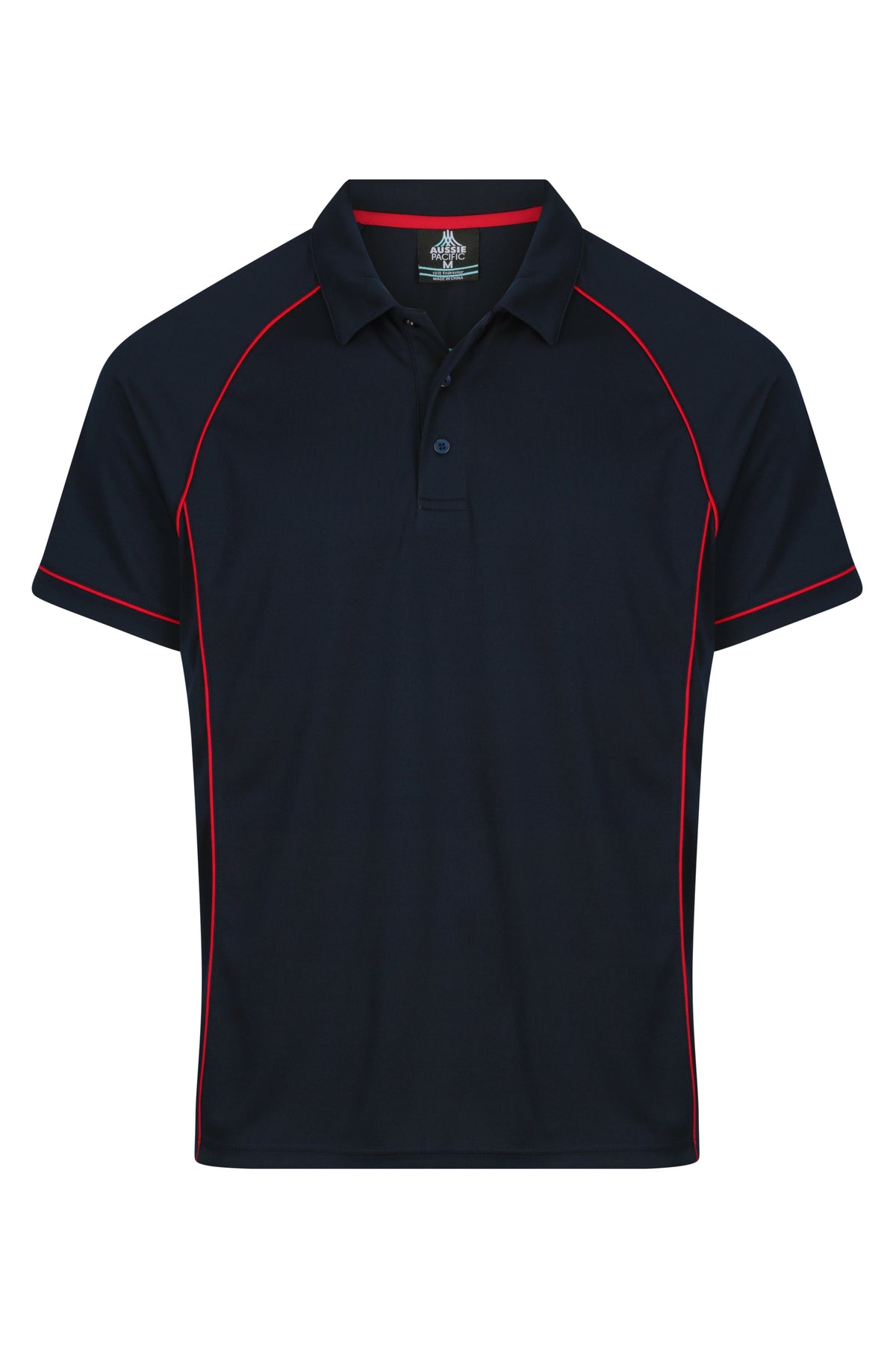 Aussie Pacific Endeavour Men's Polo 1310 - Navy/Red