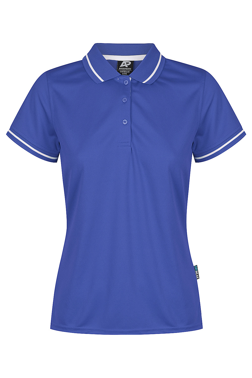 Aussie Pacific Cottesloe Ladies Polo 2319 - Royal/White