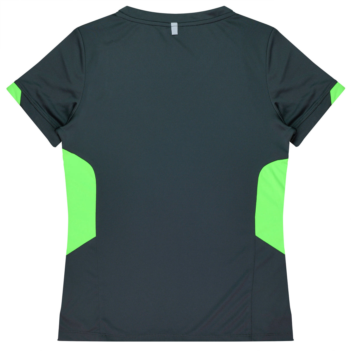 Aussie Pacific Tasman Ladies Tee 2211 - Slate/Neon Green