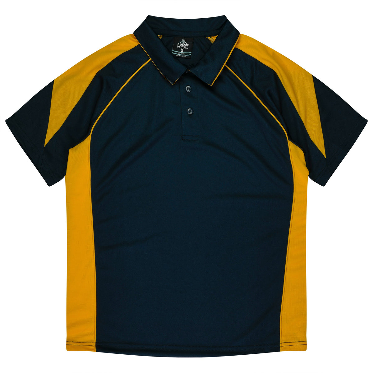 Aussie Pacific Premier Kids Polo 3301 - Navy/Gold