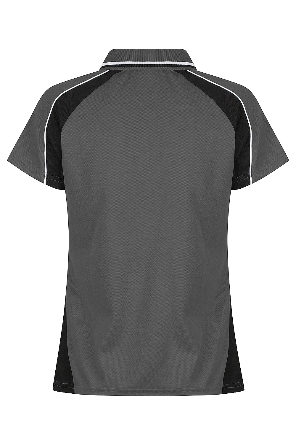 Aussie Pacific Panorama Ladies Polo 2309 - Slate/Black/White