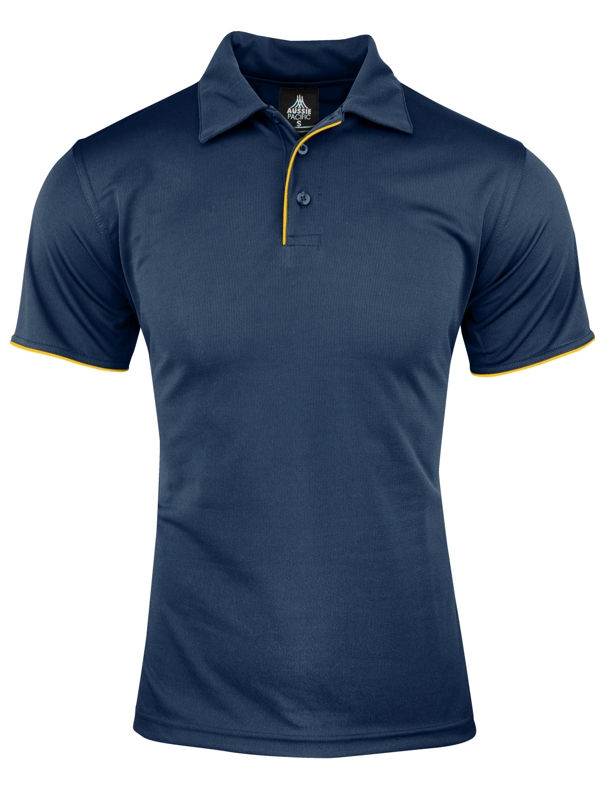 Aussie Pacific Yarra Men's Polo 1302 - Navy/Gold