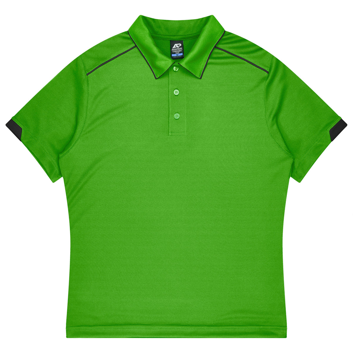 Aussie Pacific Currumbin Kids Polo 3320 - Kawa Green/Black