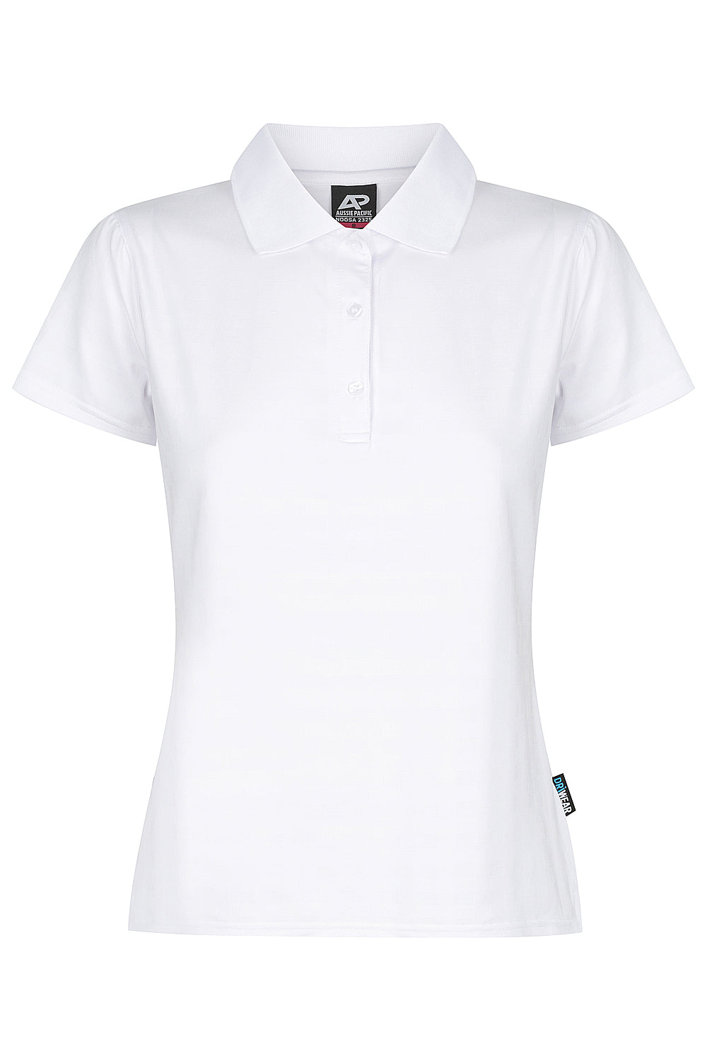 Aussie Pacific Noosa Ladies Polo 2325 - White