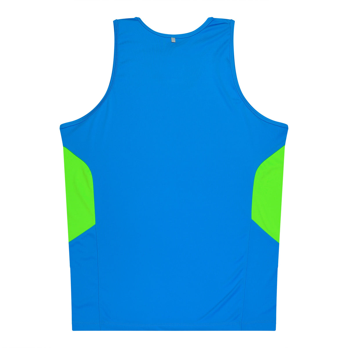 Aussie Pacific Tasman Kids Singlet 3111 - Cyan/Neon Green