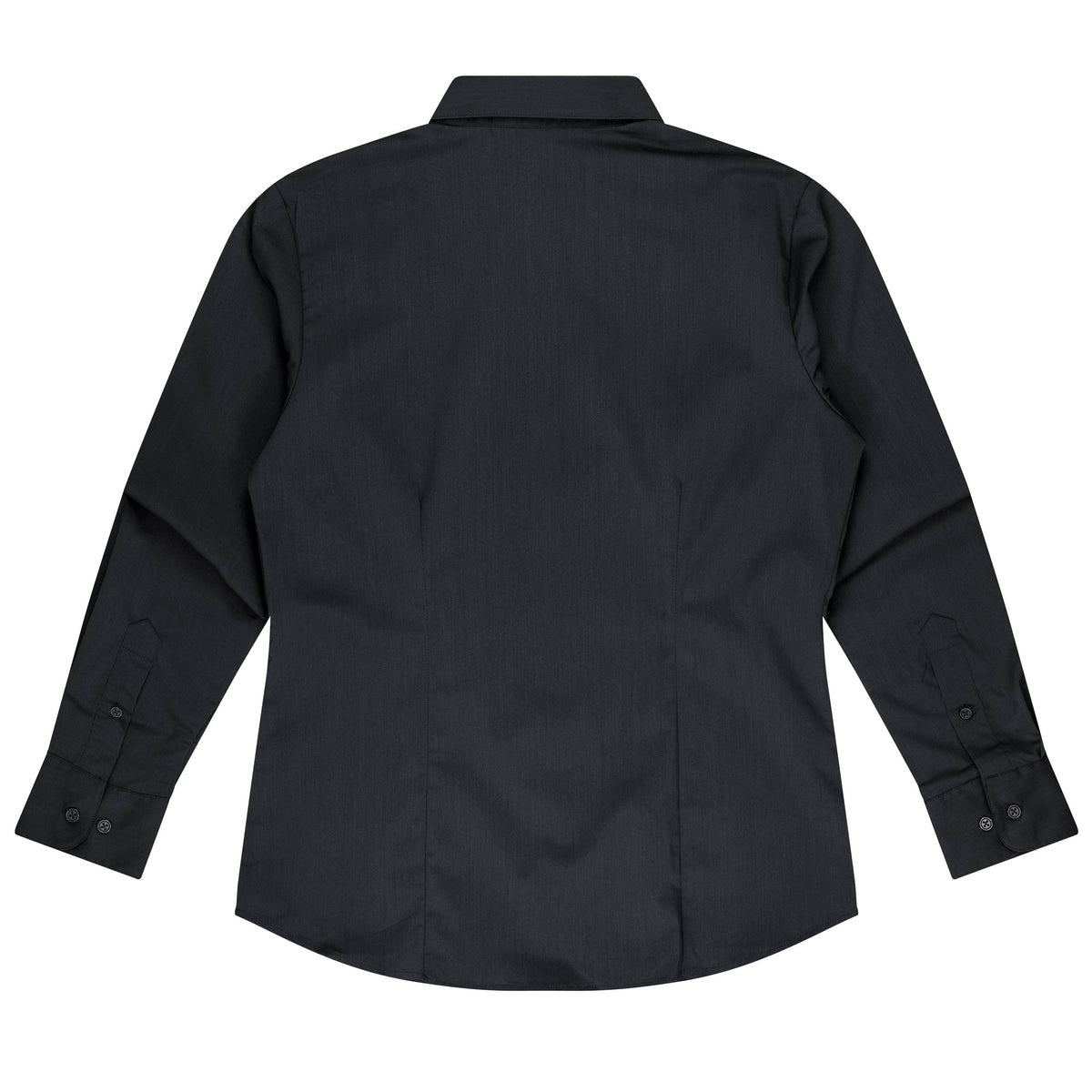 Aussie Pacific Mosman Ladies Shirt Long Sleeve 2903L - Black