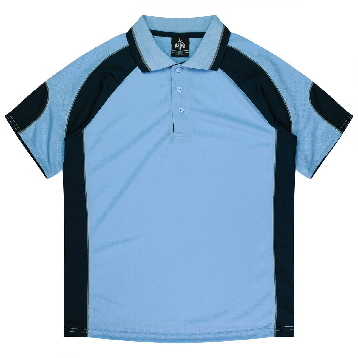 Aussie Pacific Murray Kids Polo 3300 - Sky/Navy