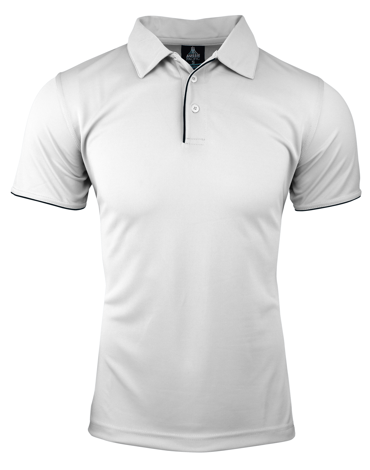 Aussie Pacific Yarra Men's Polo 1302 - White/Navy
