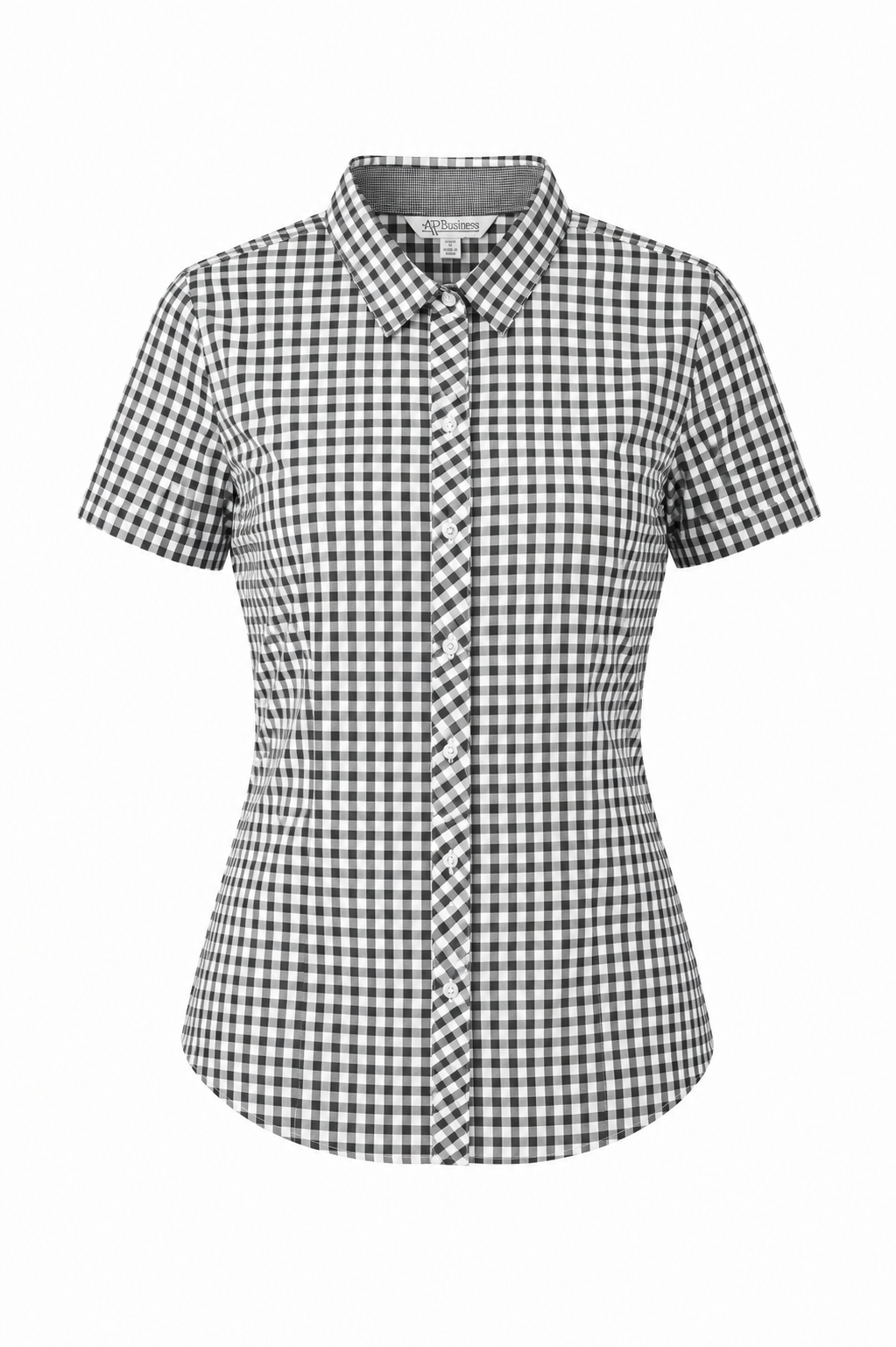 Aussie Pacific Brighton Ladies Shirt Short Sleeve 2909S - Black