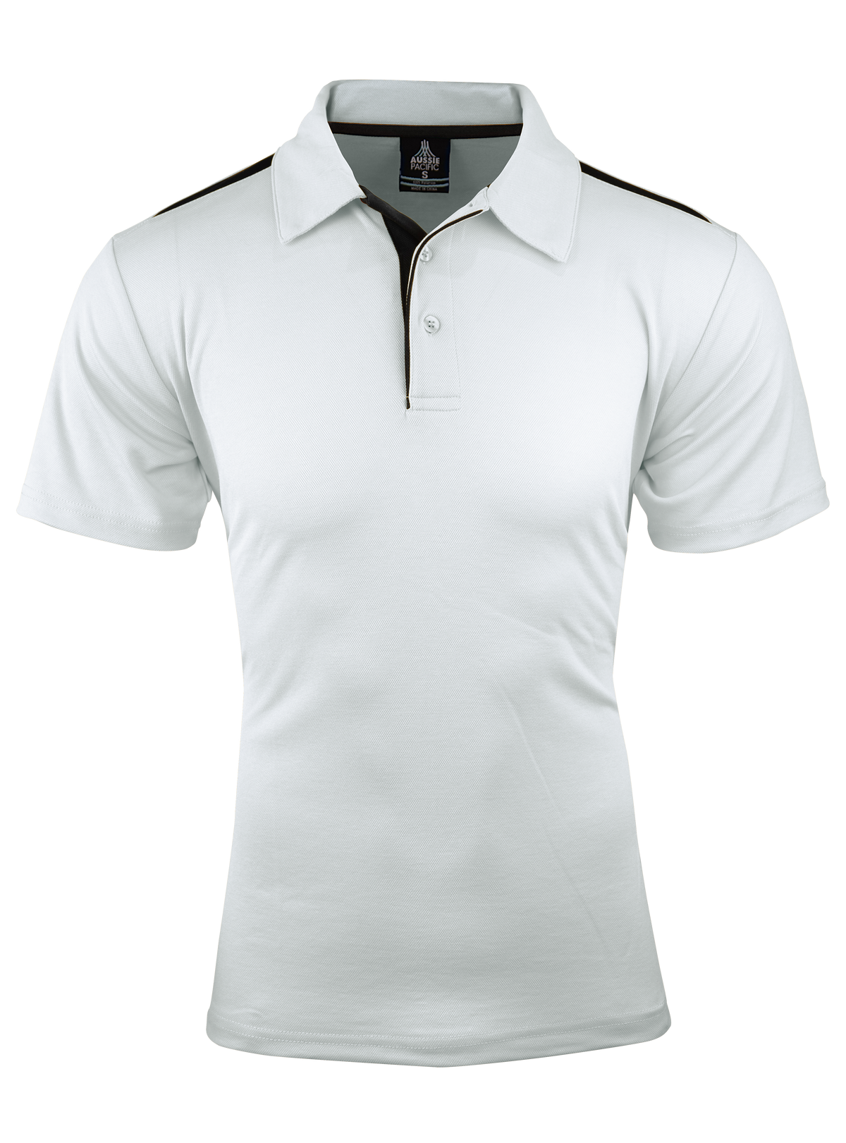 Aussie Pacific Paterson Men's Polo 1305 - White/Black