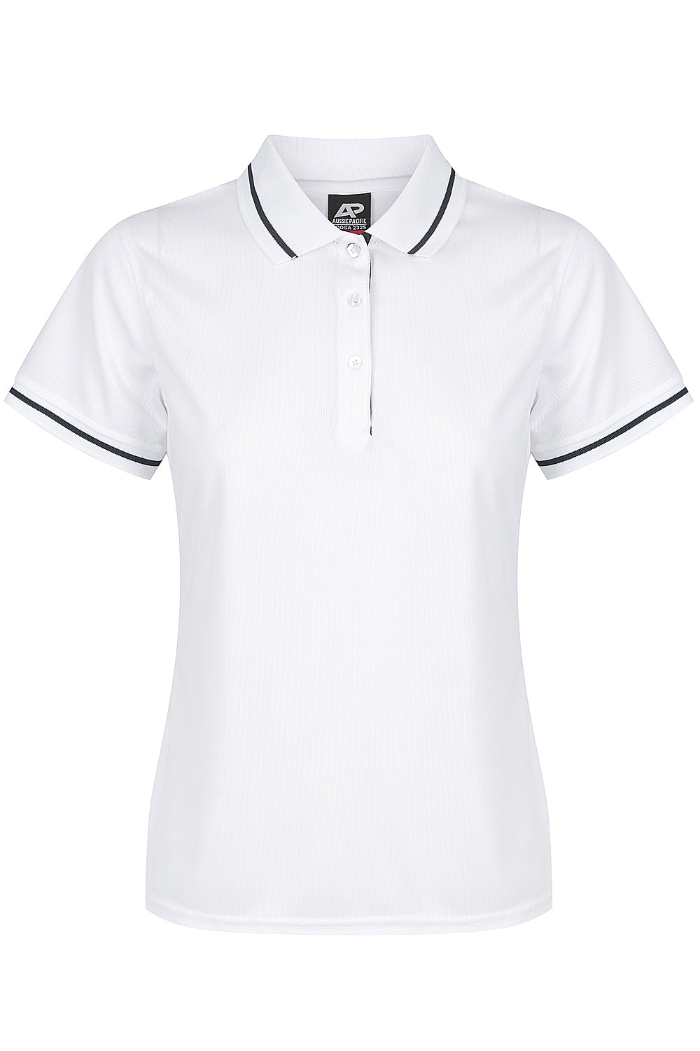 Aussie Pacific Cottesloe Ladies Polo 2319 - White/Navy
