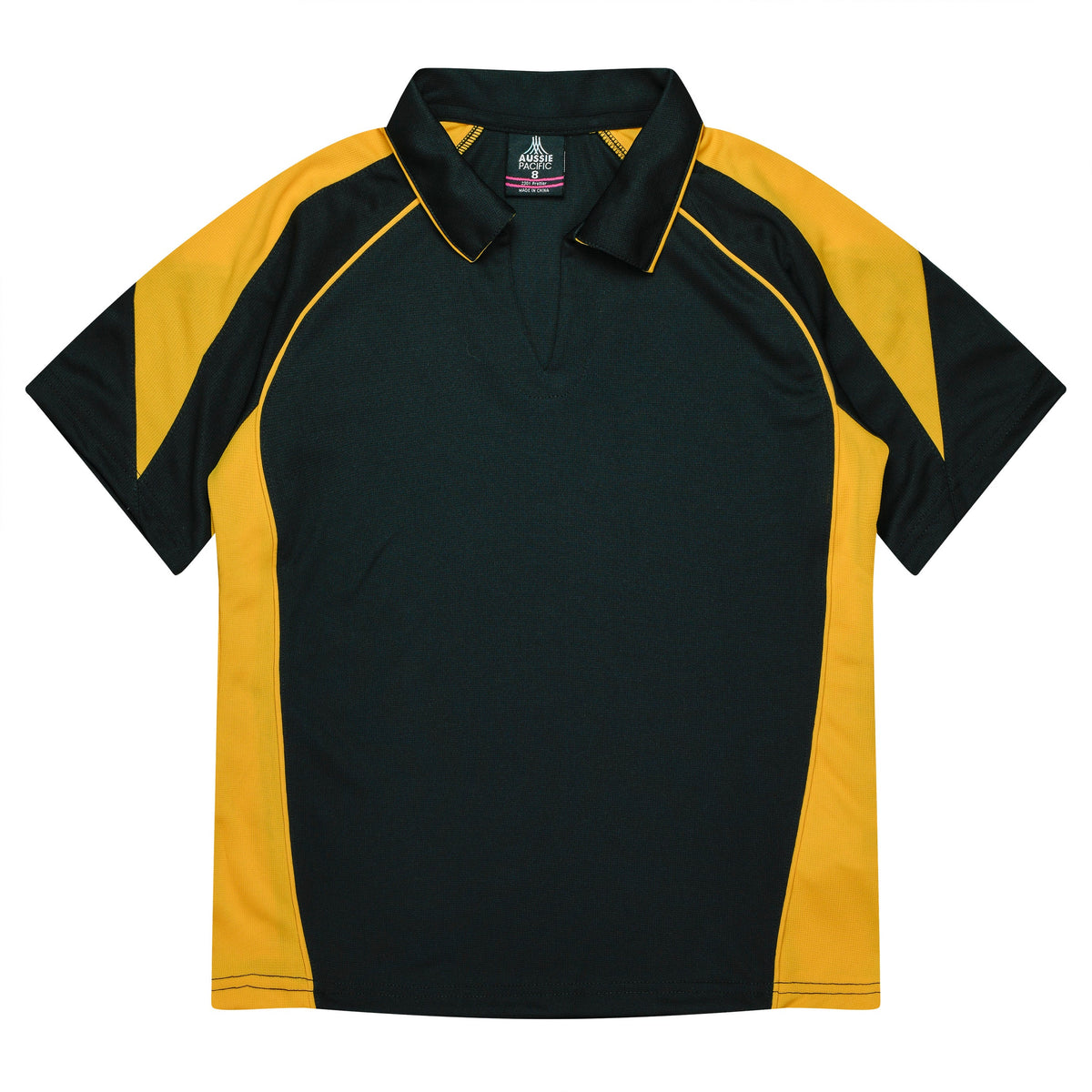 Aussie Pacific Premier Ladies Polo 2301 - Black/Gold