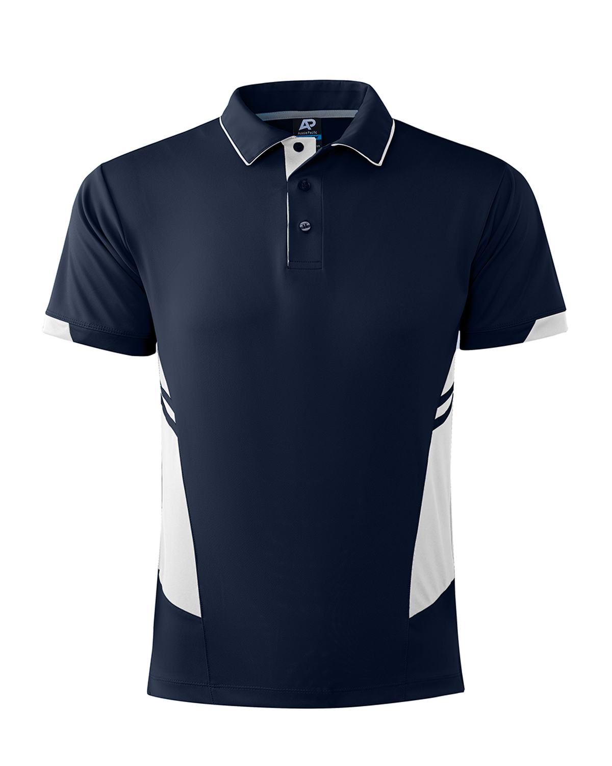 Aussie Pacific Tasman Men's Polo 1311 - Navy/White