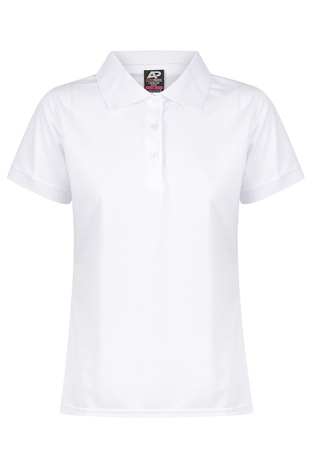 Aussie Pacific Lachlan Ladies Polo 2314 - White