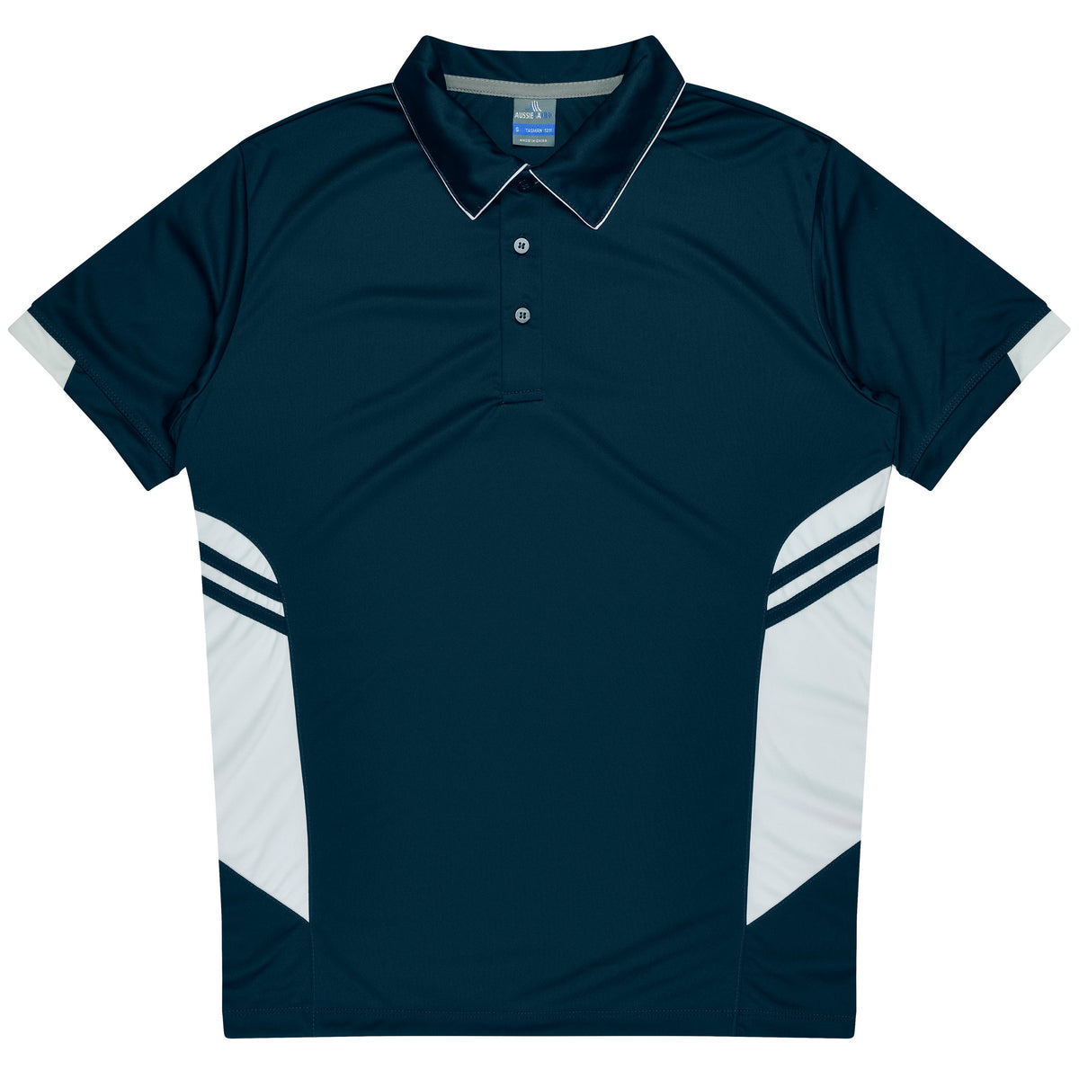 Aussie Pacific Tasman Kids Polo 3311 - Navy/White