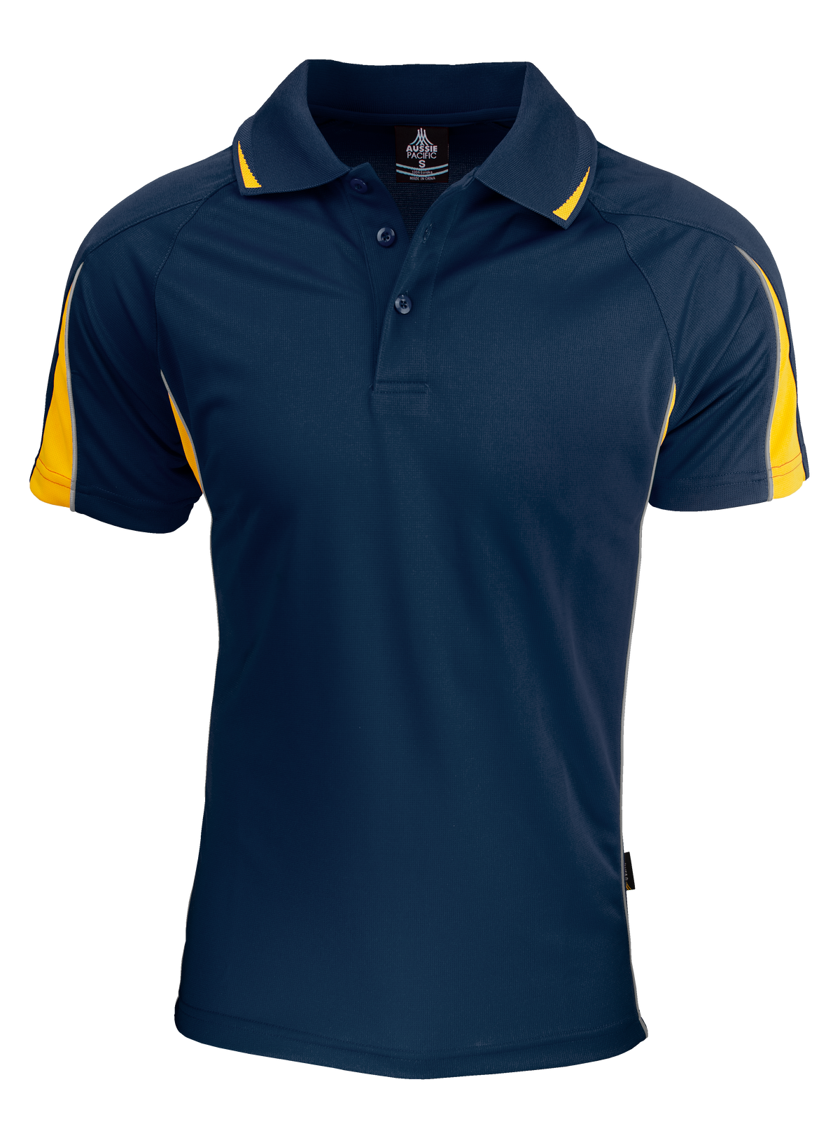 Aussie Pacific Eureka Men's Polo 1304 - Navy/Gold