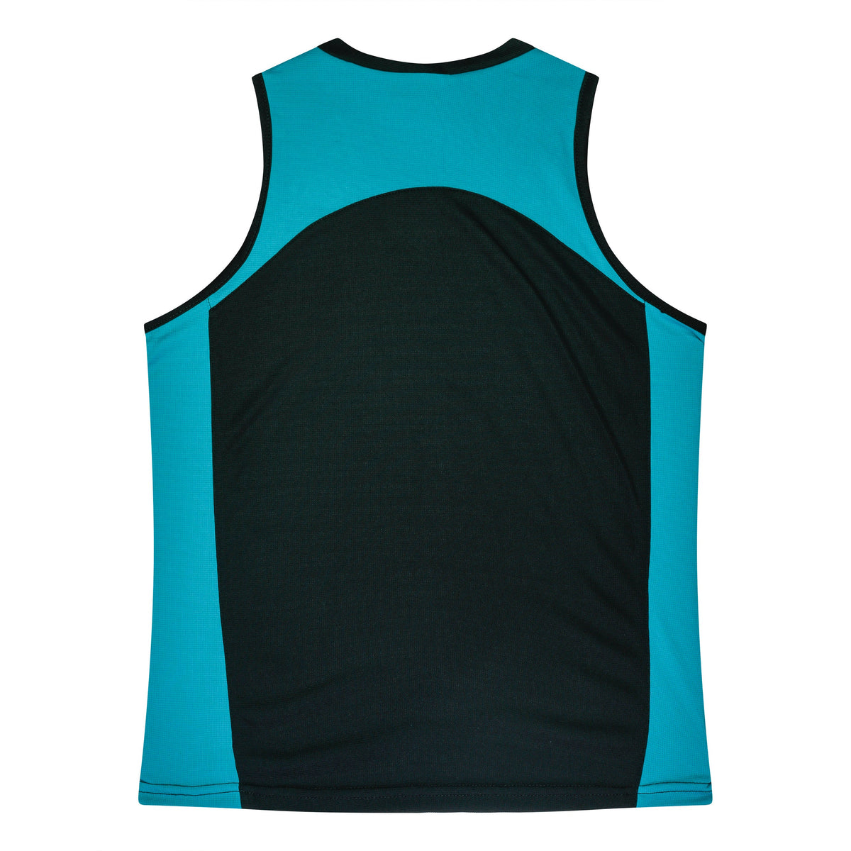 Aussie Pacific Premier Ladies Singlet 2101 - Black/Teal