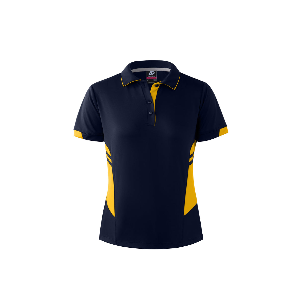 Aussie Pacific Tasman Ladies Polo 2311 - Navy/Gold