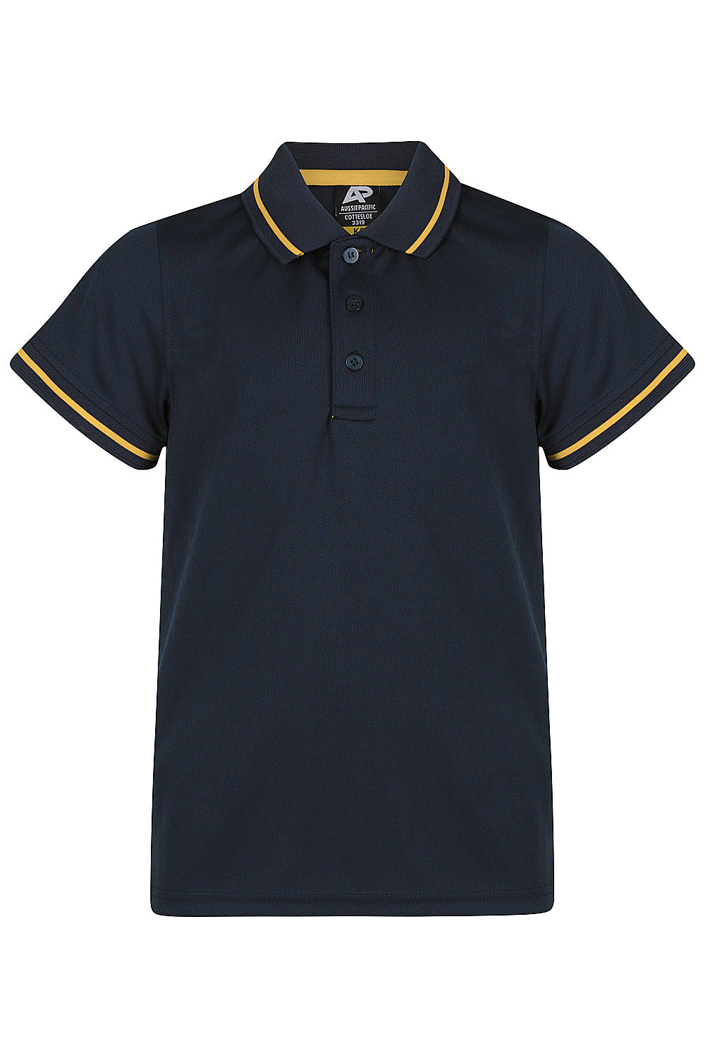 Aussie Pacific Cottesloe Kids Polo 3319 - Navy/Gold
