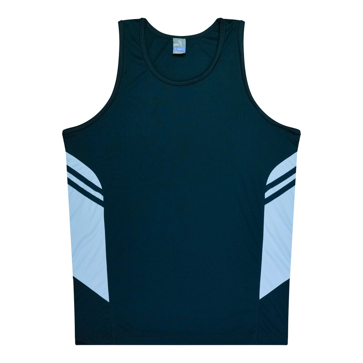 Aussie Pacific Tasman Kids Singlet 3111 - Navy/Sky
