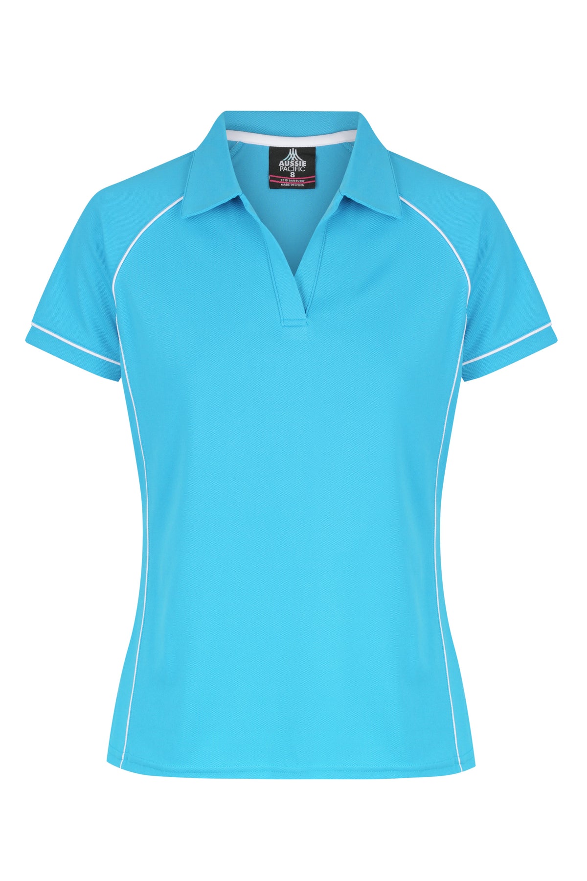Aussie Pacific Endeavour Ladies Polo 2310 - Pacific Blue/White