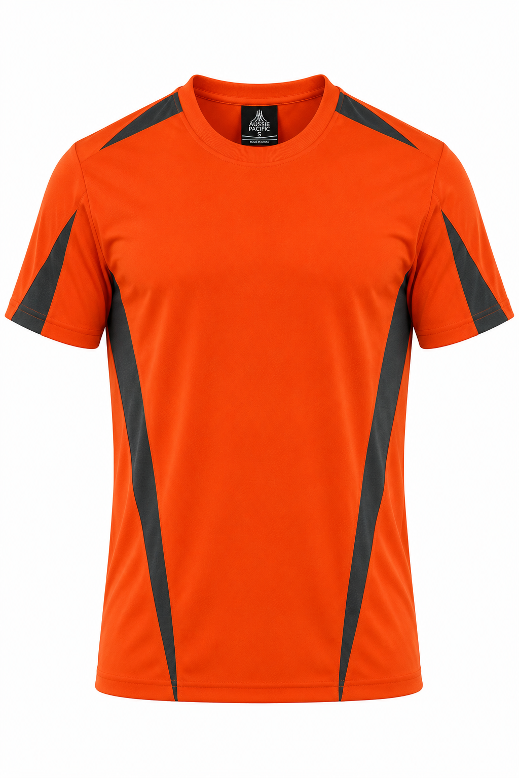 Aussie Pacific Eureka Kids Tee 3204 - Orange/Charcoal