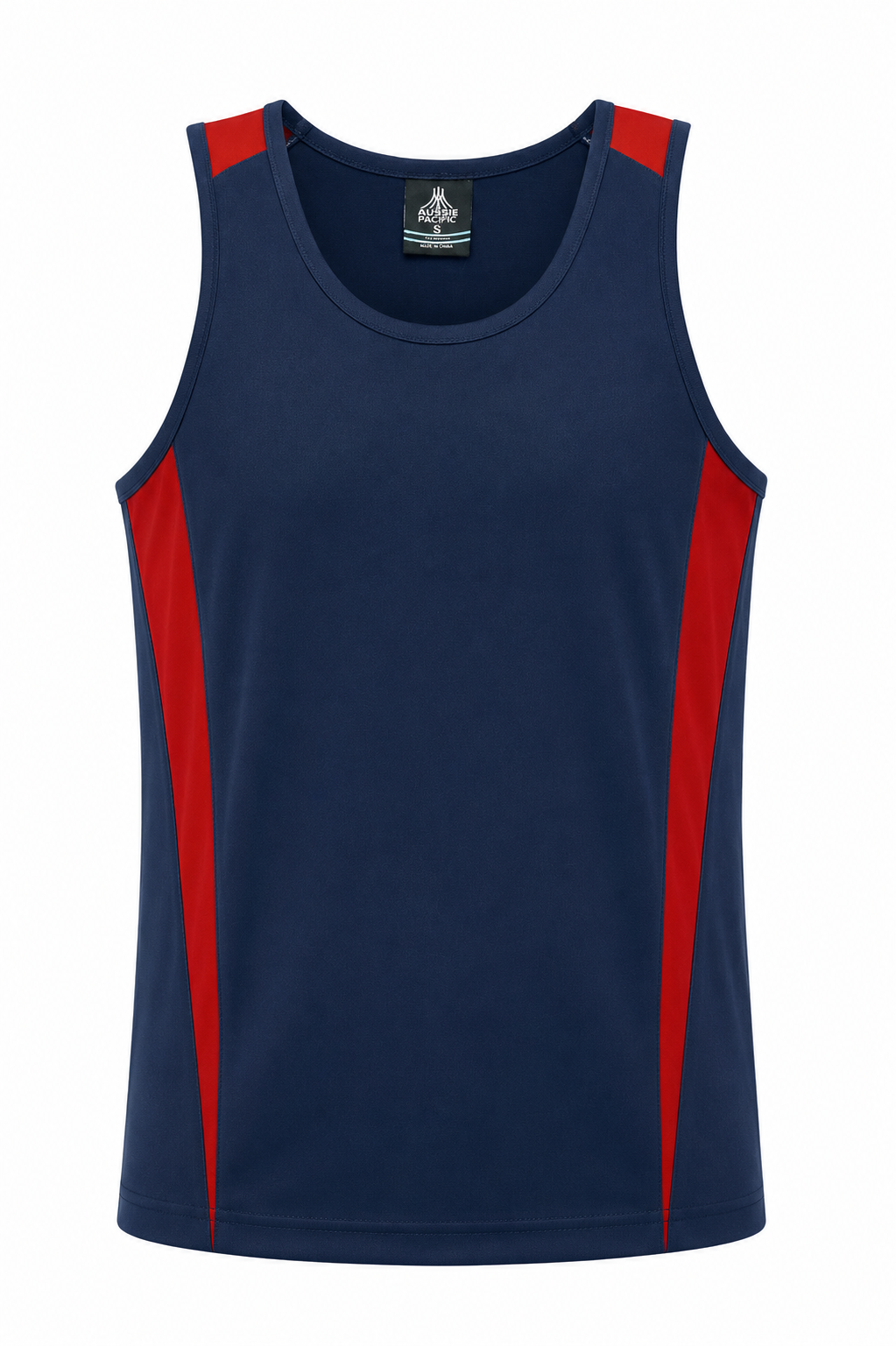 Aussie Pacific Eureka Men's Singlet 1104 - Navy/Red