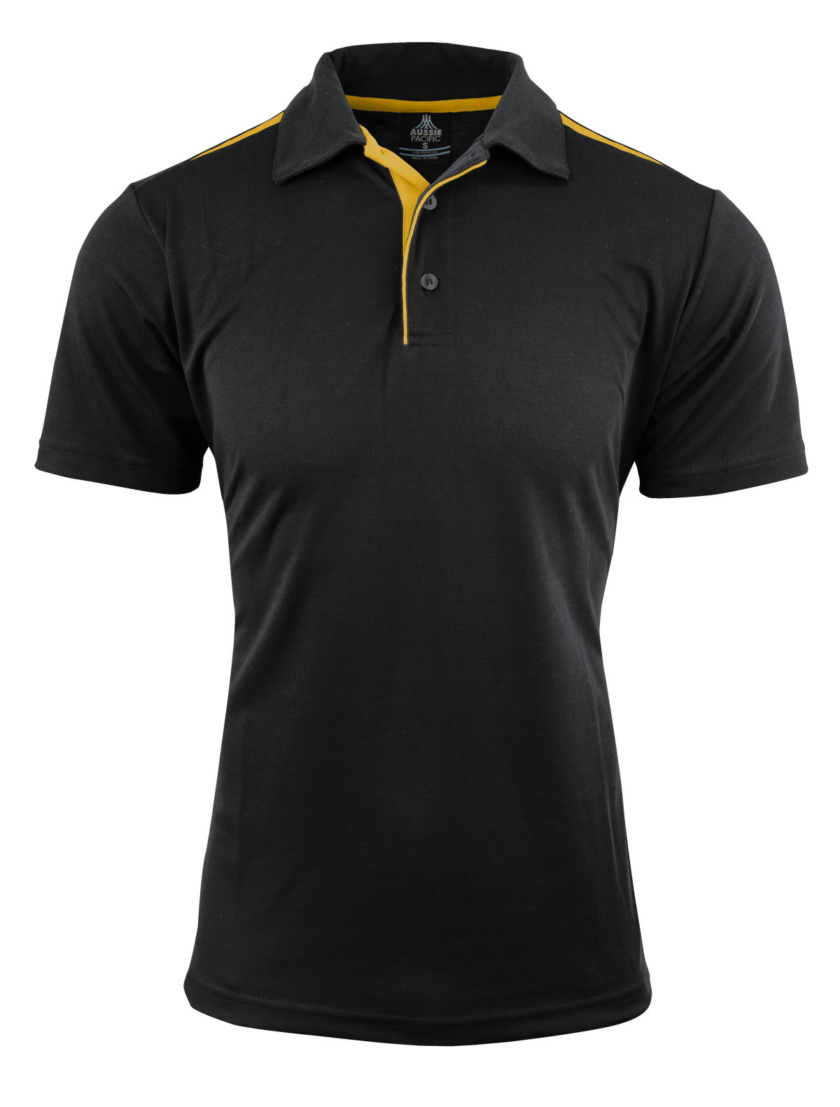 Aussie Pacific Paterson Men's Polo 1305 - Black/Gold