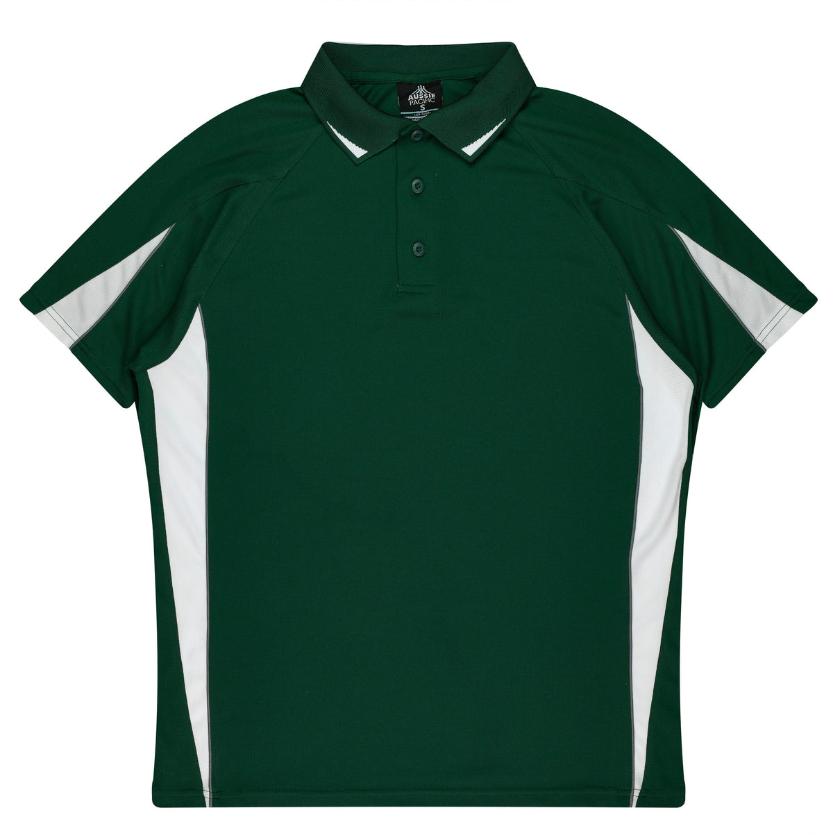 Aussie Pacific Eureka Kids Polo 3304 - Bottle/White
