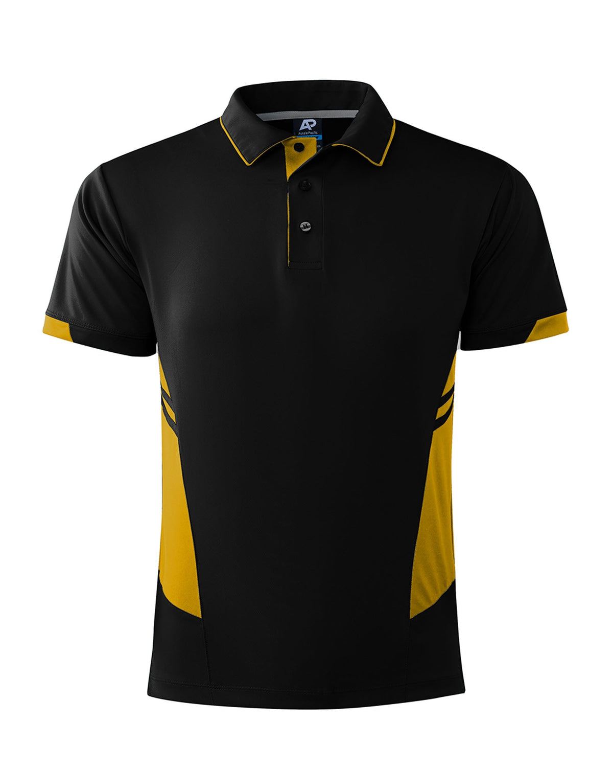 Aussie Pacific Tasman Men's Polo 1311 - Black/Gold