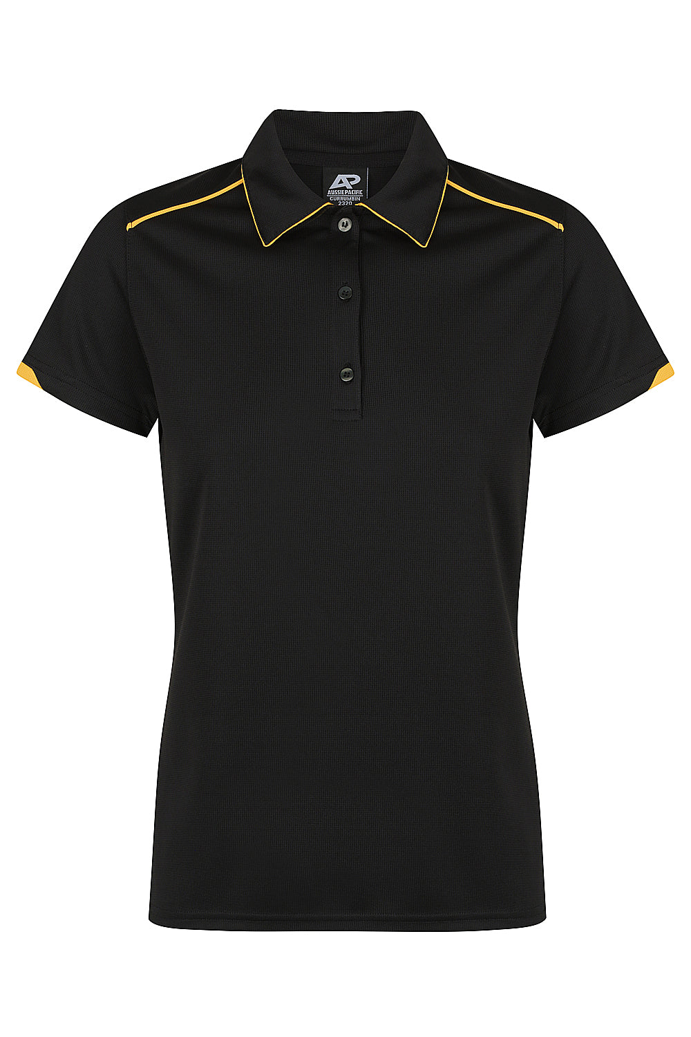 Aussie Pacific Currumbin Ladies Polo 2320 - Black/Gold