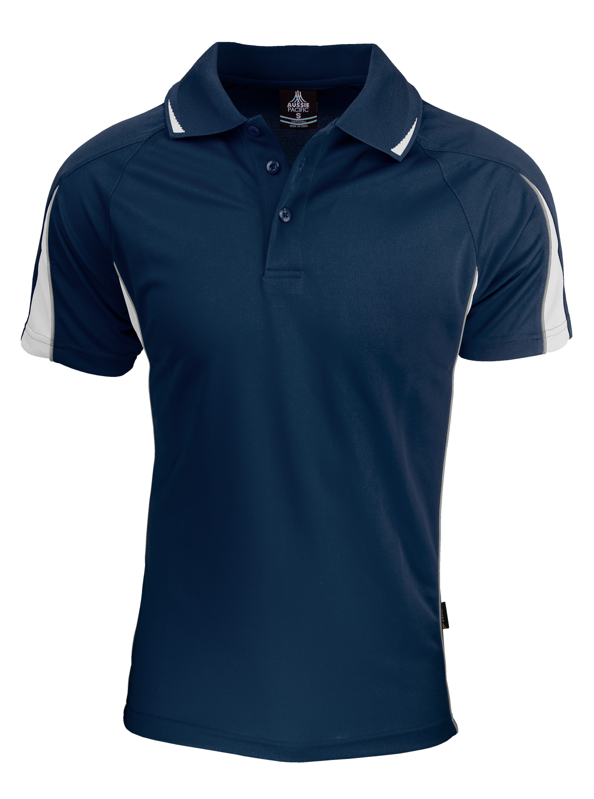 Aussie Pacific Eureka Men's Polo 1304 - Navy/White