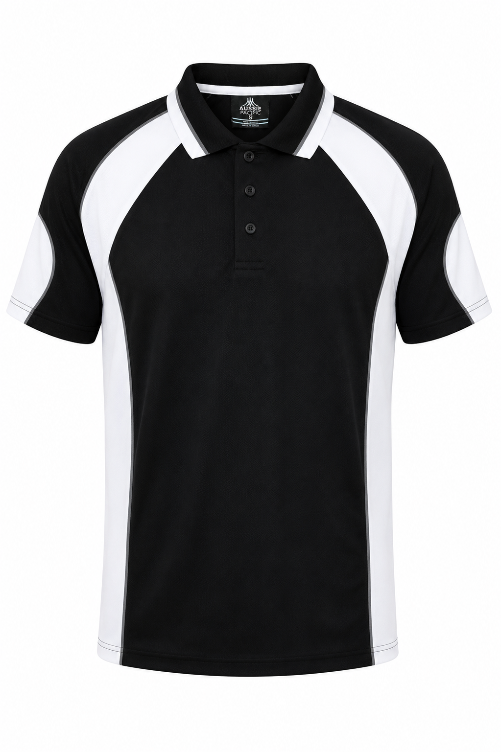 Aussie Pacific Murray Men's Polo 1300 - Black/White