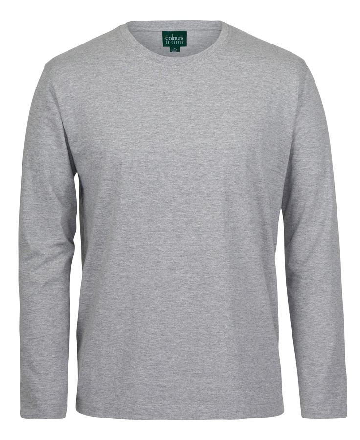 C of C Long Sleeve Non-Cuff Tee - 13% Marle - Front