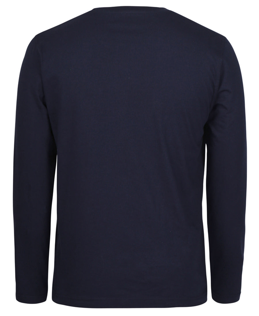 C of C Long Sleeve Non-Cuff Tee - Navy - Back