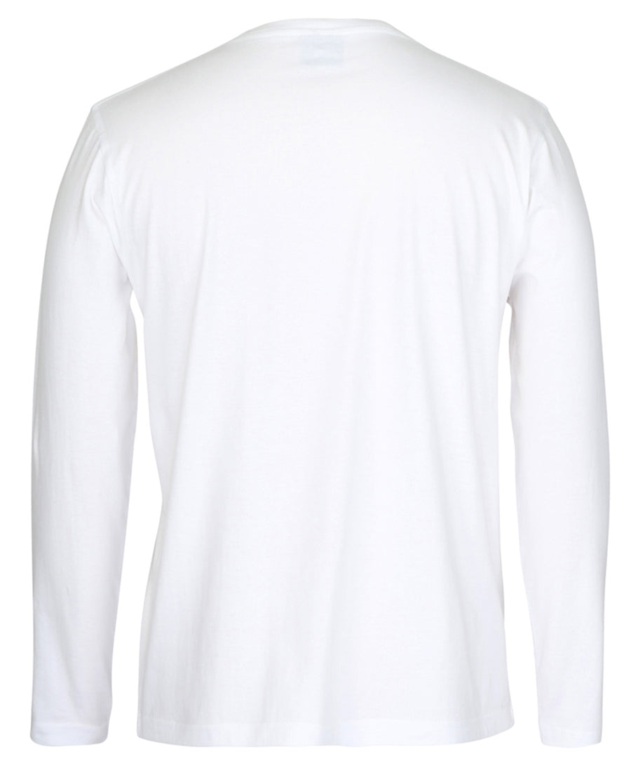 C of C Long Sleeve Non-Cuff Tee - White - Back