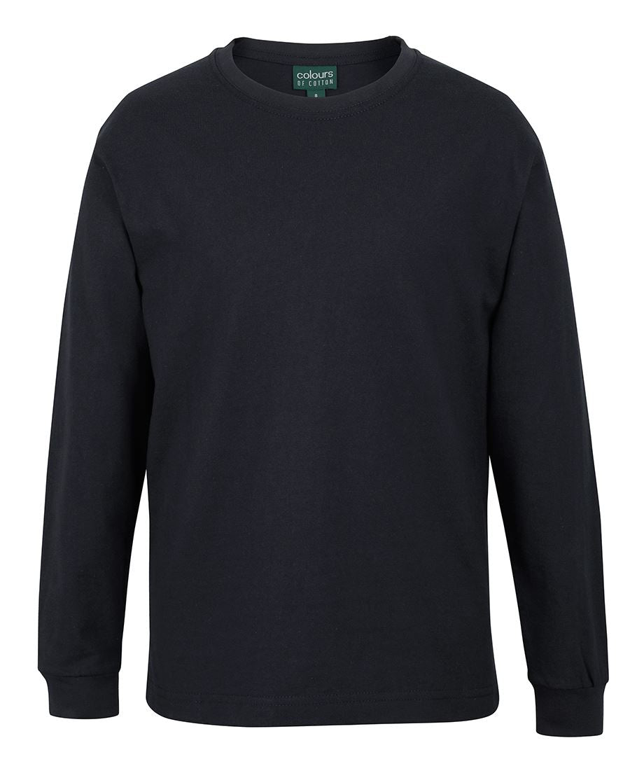 C of C Kids & Adults Long Sleeve Tee - Black - Front