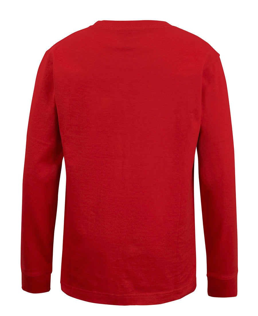 C of C Kids & Adults Long Sleeve Tee - Red - Back
