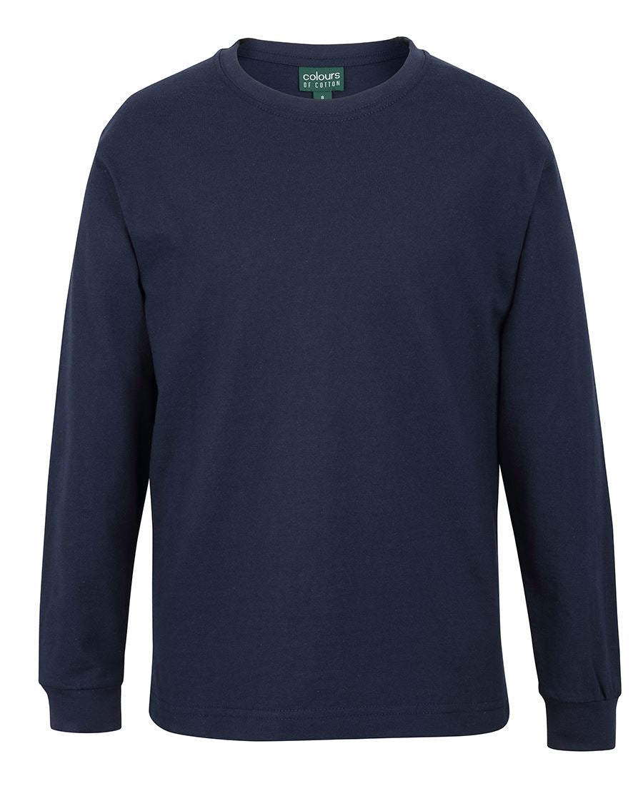 C of C Kids & Adults Long Sleeve Tee - Navy - Front
