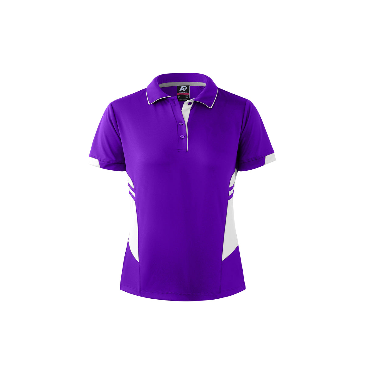 Aussie Pacific Tasman Ladies Polo 2311 - Purple/White