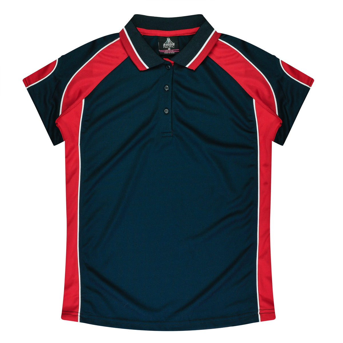 Aussie Pacific Murray Ladies Polo 2300 - Navy/Red