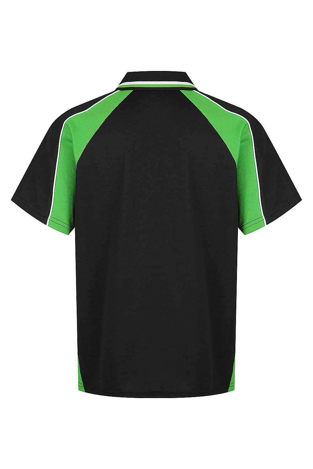 Aussie Pacific Panorama Kids Polo 3309 - Black/Kawa Green/White