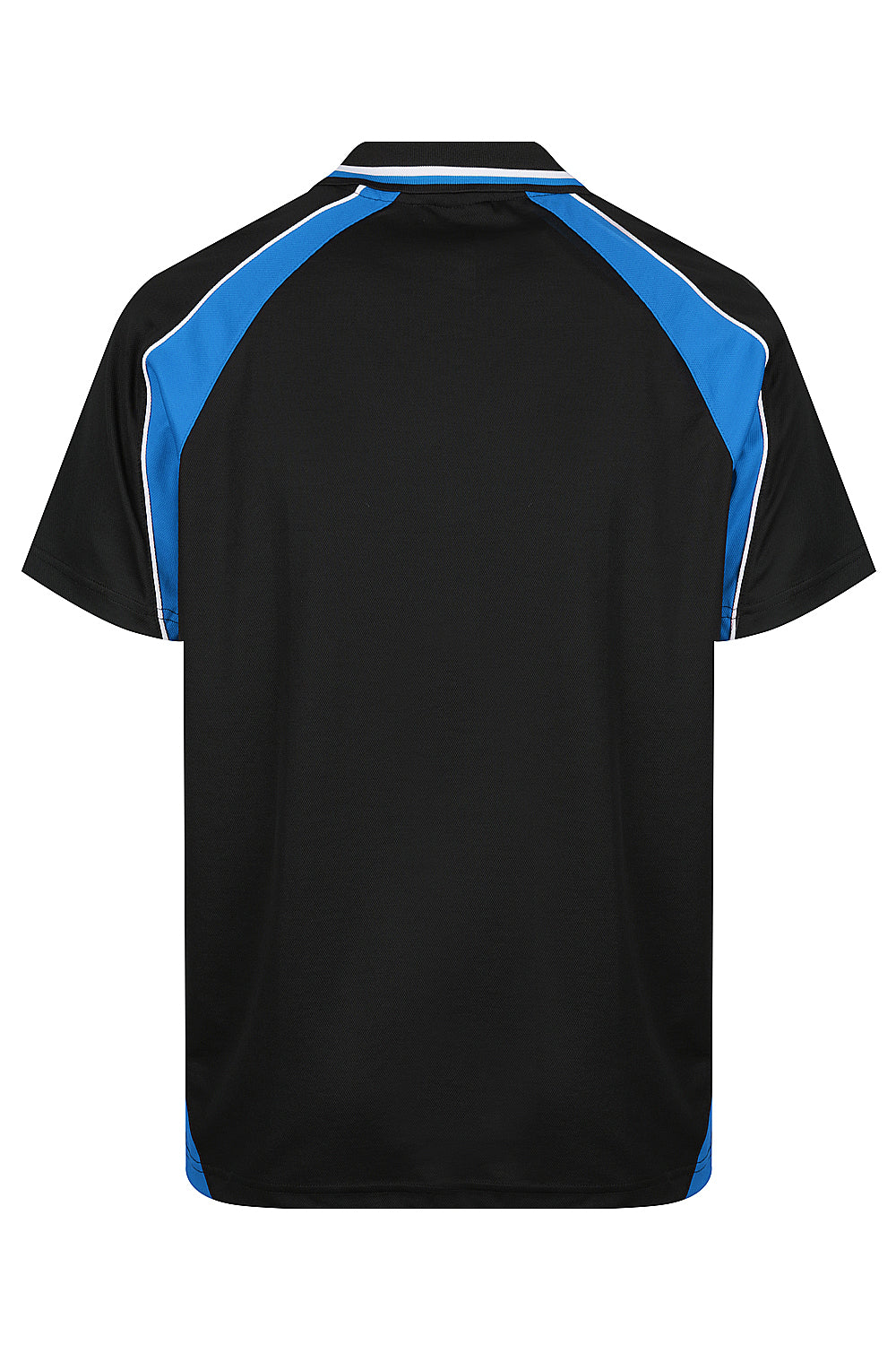 Aussie Pacific Panorama Men's Polo 1309 - Black/Electric Royal/White