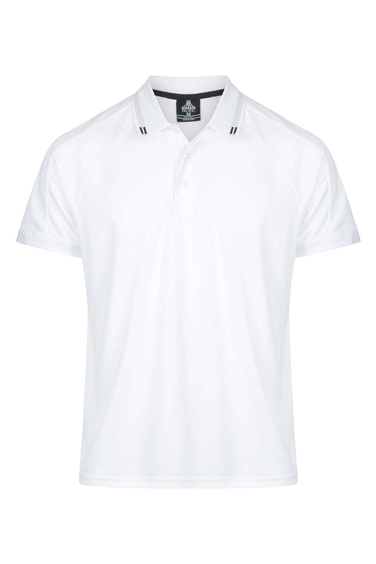 Aussie Pacific Flinders Men's Polo 1308 - White/Navy
