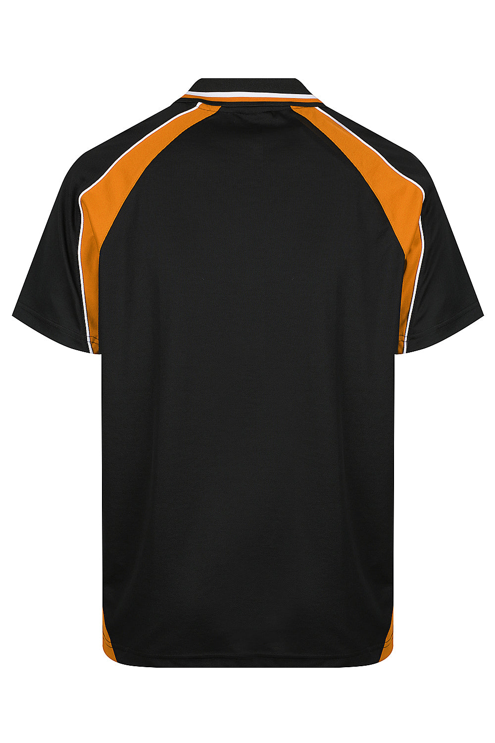 Aussie Pacific Panorama Men's Polo 1309 - Black/Electric Orange/White