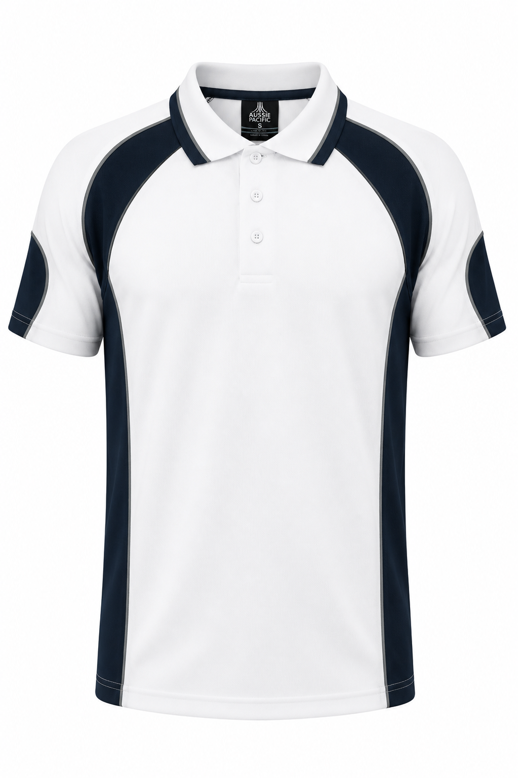 Aussie Pacific Murray Men's Polo 1300 - White/Navy