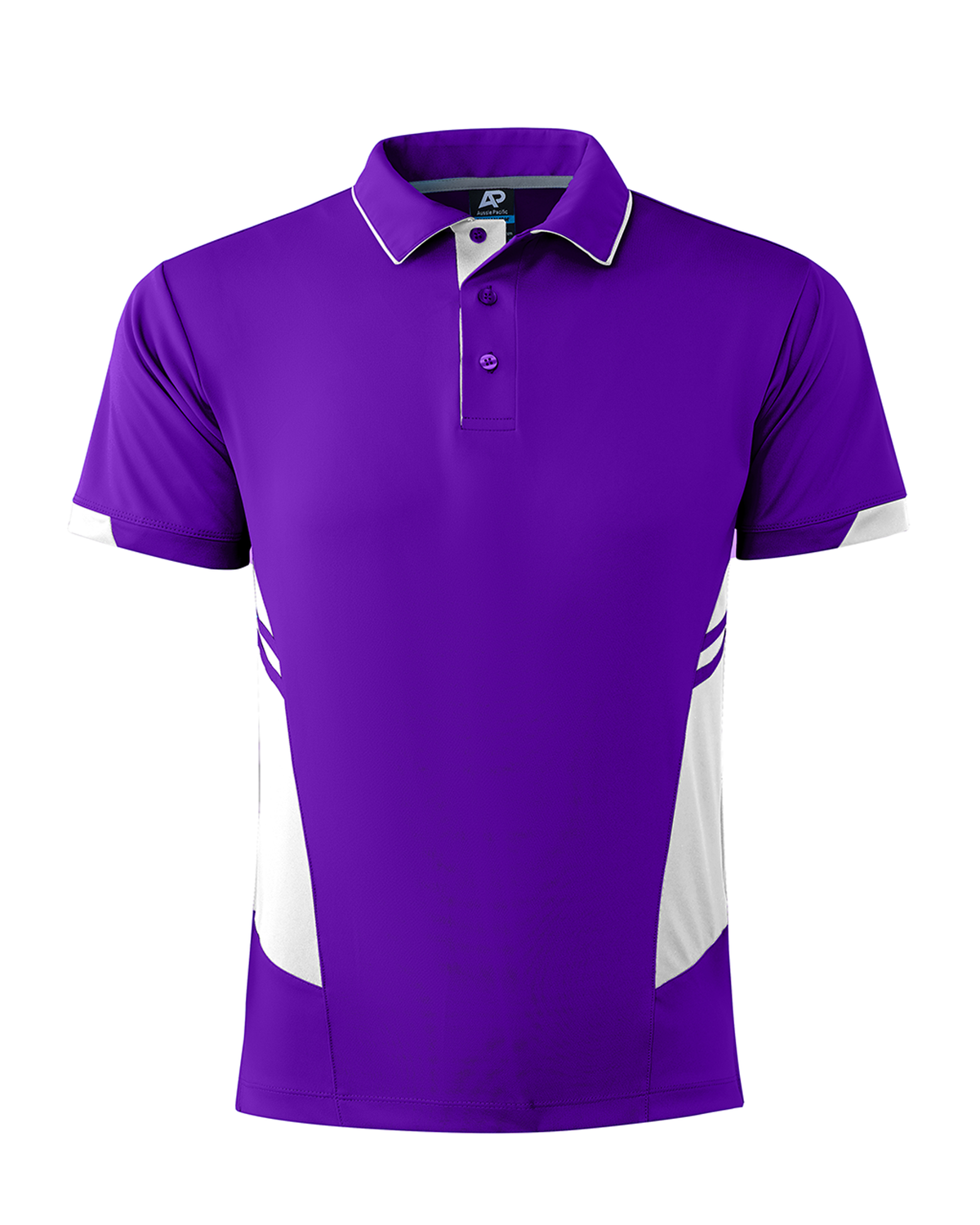 Aussie Pacific Tasman Men's Polo 1311 - Purple/White