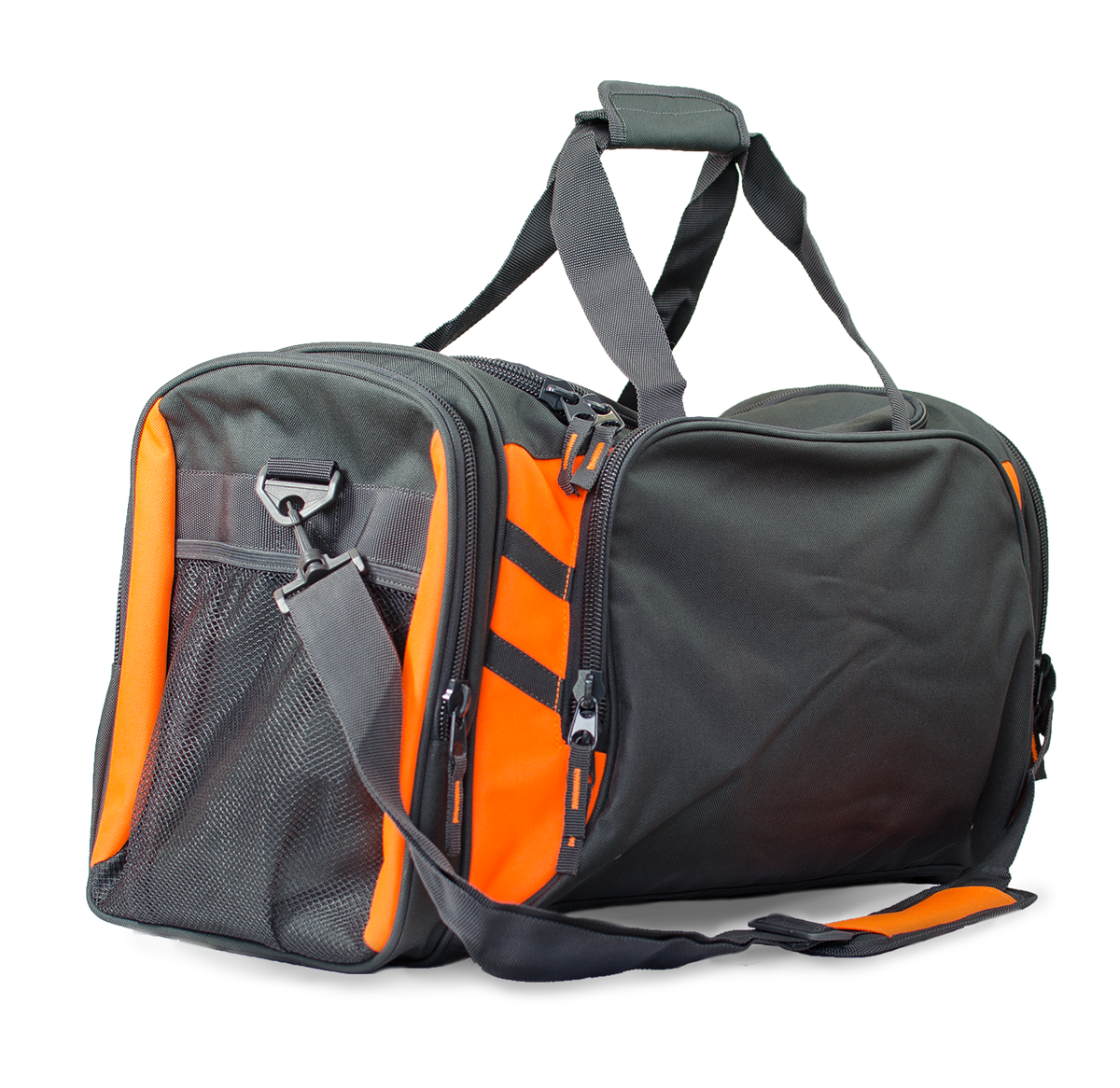 Aussie Pacific Tasman Sports Bag 4001 - Slate/Neon Orange