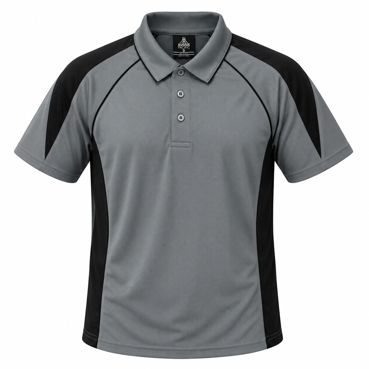 Aussie Pacific Premier Men's Polo 1301 - Ashe/Black